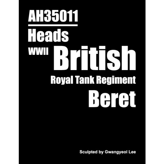 1/35 WWII British Royal Tank Regiment Beret (5 different heads) 1/35 WWII British Royal Tank Regiment Beret (5 different heads)