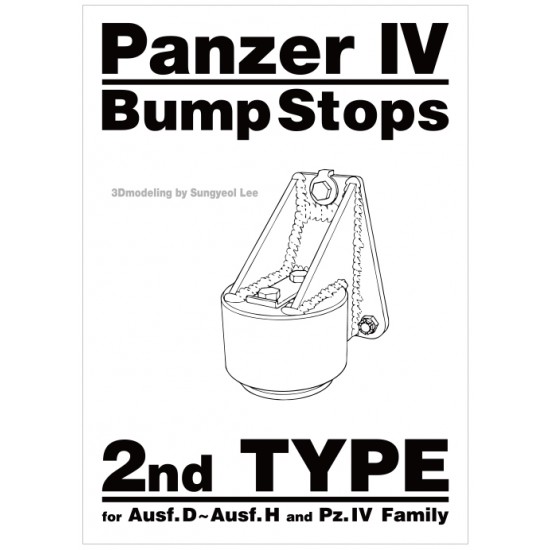 1/35 Panzer IV Bump Stops 2nd type 1/35 Panzer IV Bump Stops 2nd type