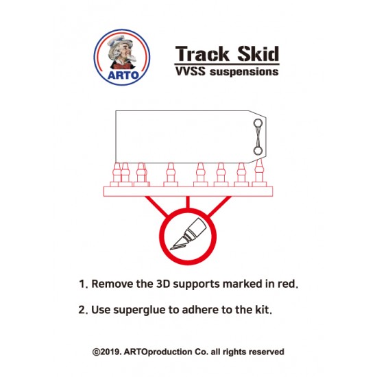 1/35 M4 Sherman Track Skids 3rd Type 1/35 M4 Sherman Track Skids 3rd Type