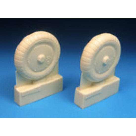 1/24 Messerschmitt Bf-109G Wheels - Ribbed Hub, Ribbed Tyre for Trumpeter kits 1/24 Messerschmitt Bf-109G Wheels - Ribbed Hub, Ribbed Tyre for Trumpeter kits