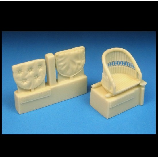 1/32 WNW Sopwith Camel Wicker Seat with Cushion (resin) 1/32 WNW Sopwith Camel Wicker Seat with Cushion (resin)