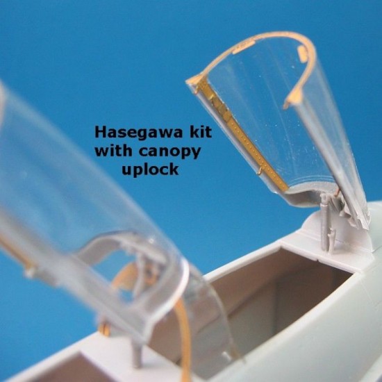 1/48 McDonnell Douglas F-4 Phantom Canopy Detail Set for Hasegawa kits 1/48 McDonnell Douglas F-4 Phantom Canopy Detail Set for Hasegawa kits