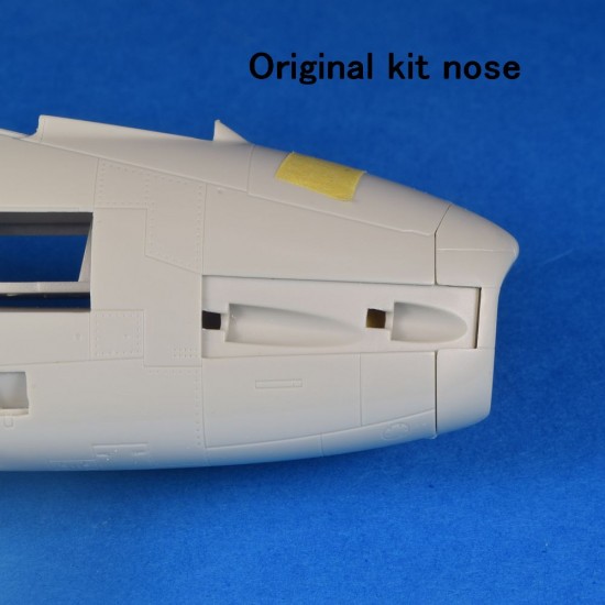 1/48 FJ-3 Fury Corrected Nose Intake for KittyHawk kits 1/48 FJ-3 Fury Corrected Nose Intake for KittyHawk kits