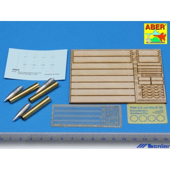 1/16 8.8cm Tiger I High-Explosive Ammo with Box 1/16 8.8cm Tiger I High-Explosive Ammo with Box