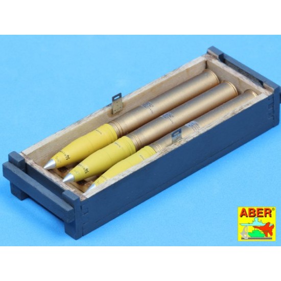1/16 8.8cm Tiger I High-Explosive Ammo with Box 1/16 8.8cm Tiger I High-Explosive Ammo with Box