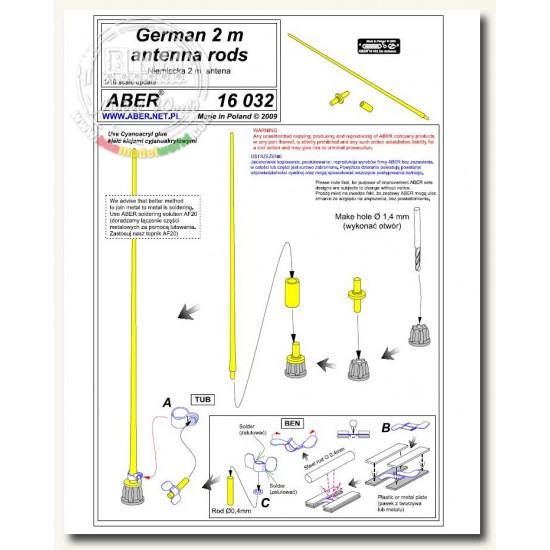 1/16 German 2m Antenna 1/16 German 2m Antenna