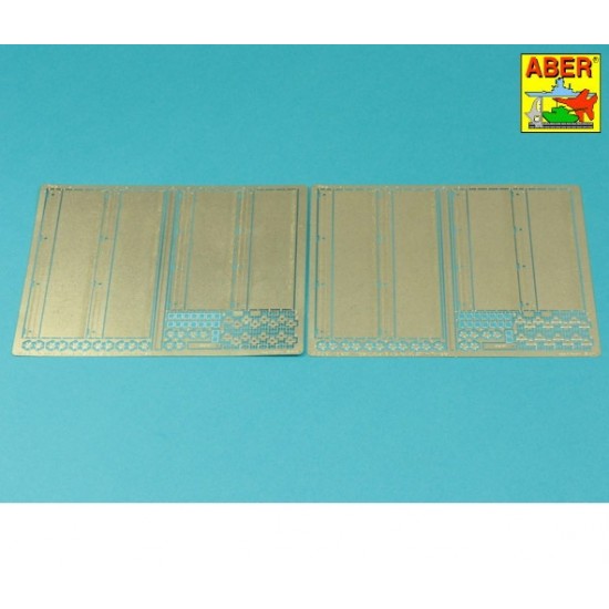 1/16 Tiger I/E Tunisia 501 abt Side Fenders for Tamiya kits 1/16 Tiger I/E Tunisia 501 abt Side Fenders for Tamiya kits