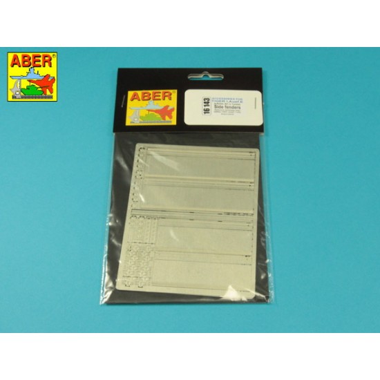 1/16 Tiger I/E Tunisia 501 abt Side Fenders for Tamiya kits 1/16 Tiger I/E Tunisia 501 abt Side Fenders for Tamiya kits