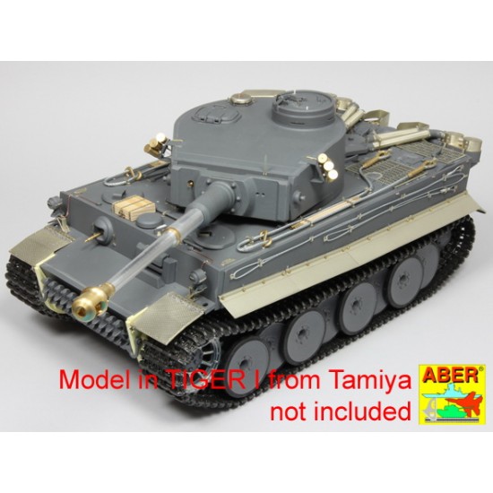1/16 Tiger I/E Tunisia 501 abt Side Fenders for Tamiya kits 1/16 Tiger I/E Tunisia 501 abt Side Fenders for Tamiya kits