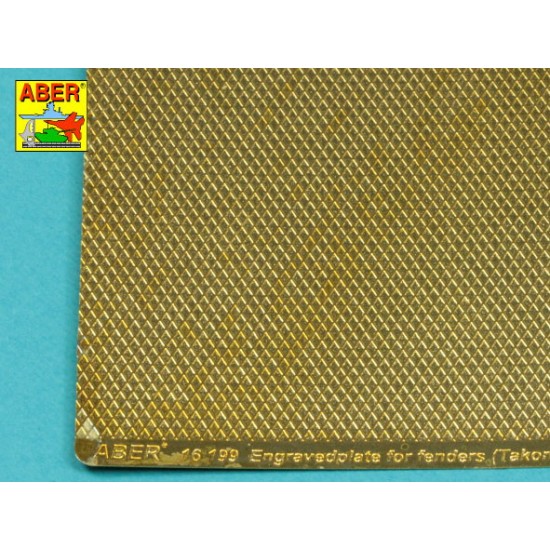 1/16 WWII German Pattern Treadplate for Pz.IA/B & Pz.IIA-F 1/16 WWII German Pattern Treadplate for Pz.IA/B & Pz.IIA-F