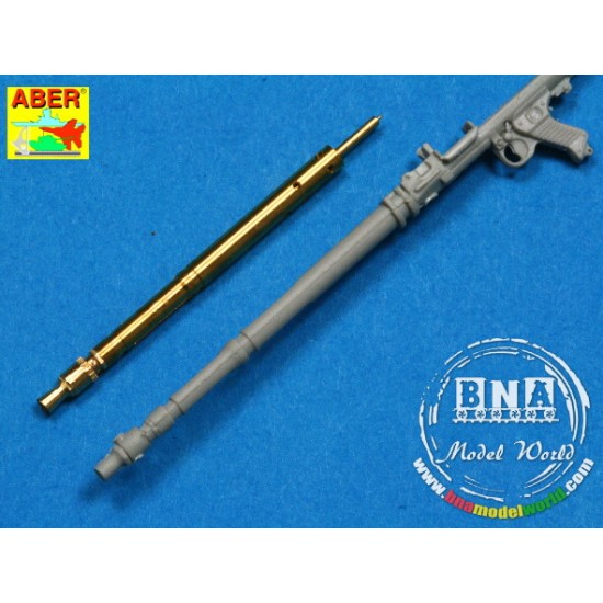 1/16 Turned Barrel for WWII German Tank Machine Gun MG-34 w/Panzer Mantel 1/16 Turned Barrel for WWII German Tank Machine Gun MG-34 w/Panzer Mantel