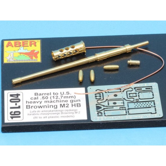 1/16 Barrel for U.S Heavy Machine Gun cal .50 (12.7mm) Browning M2 HB 1/16 Barrel for U.S Heavy Machine Gun cal .50 (12.7mm) Browning M2 HB