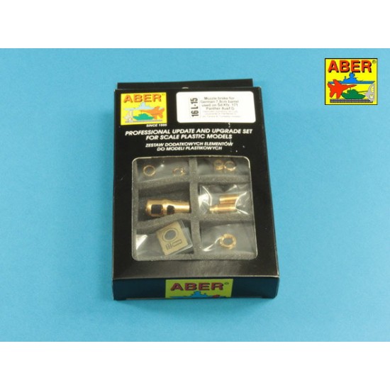 1/16 German SdKfz.171 Panther Ausf.G 7.5cm Barrel Muzzle Brake for Tamiya/Trumpeter kits 1/16 German SdKfz.171 Panther Ausf.G 7.5cm Barrel Muzzle Brake for Tamiya/Trumpeter kits