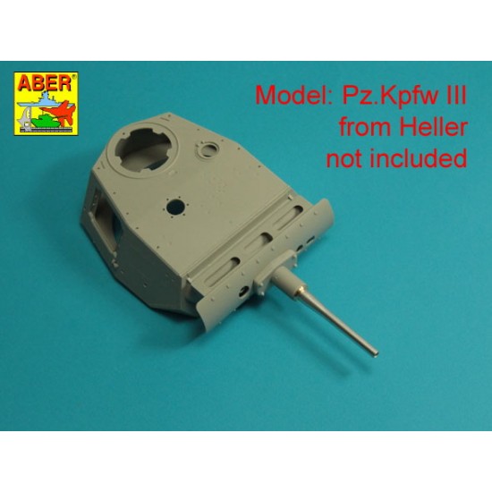 1/16 German PzKpfw.III Ausf.G/H/J Early Gun Barrel 50mm KwK 38L/42 1/16 German PzKpfw.III Ausf.G/H/J Early Gun Barrel 50mm KwK 38L/42