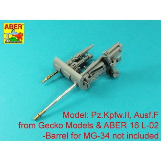 1/16 German Pz.Kpfw. II Ausf.A-F 2cm KwK 30 Gun Barrel for Gecko kits 1/16 German Pz.Kpfw. II Ausf.A-F 2cm KwK 30 Gun Barrel for Gecko kits