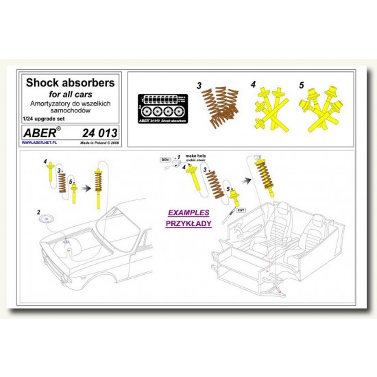 1/24 Shock Absorbers for general use 1/24 Shock Absorbers for general use