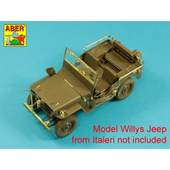 1/24 Jeep Willys MB Detail Set for Italeri kits 1/24 Jeep Willys MB Detail Set for Italeri kits