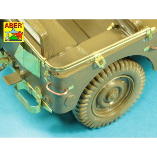 1/24 Jeep Willys MB Detail Set for Italeri kits