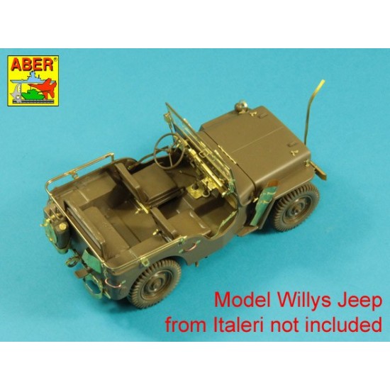 1/24 Jeep Willys MB Detail Set for Italeri kits 1/24 Jeep Willys MB Detail Set for Italeri kits