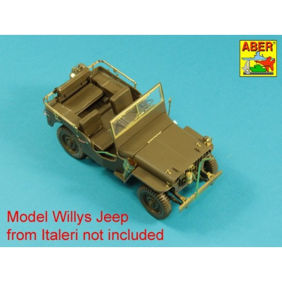 1/24 Jeep Willys MB Detail Set for Italeri kits 1/24 Jeep Willys MB Detail Set for Italeri kits