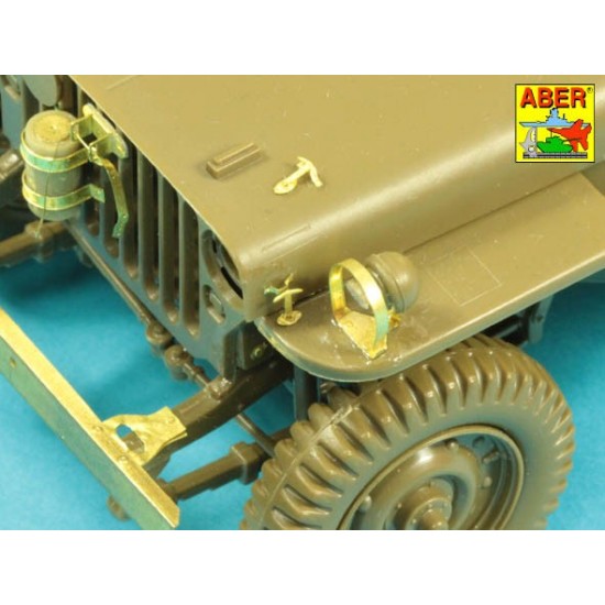 1/24 Jeep Willys MB Detail Set for Italeri kits 1/24 Jeep Willys MB Detail Set for Italeri kits