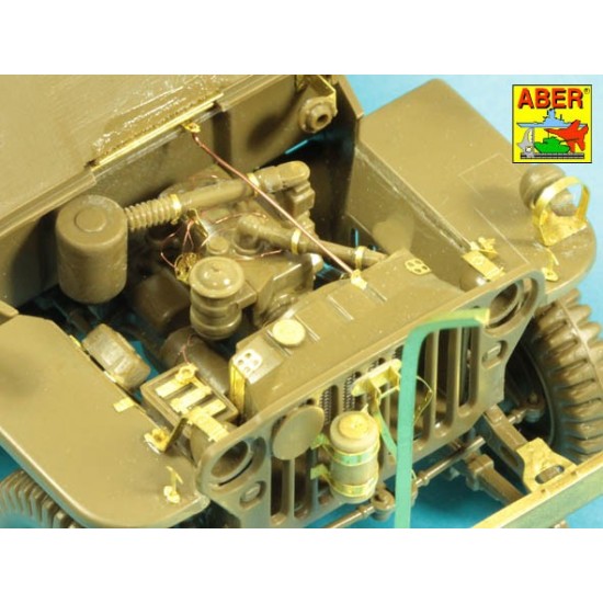 1/24 Jeep Willys MB Detail Set for Italeri kits 1/24 Jeep Willys MB Detail Set for Italeri kits
