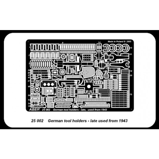 1/25 German Tool Holders (1943 - Late) 1/25 German Tool Holders (1943 - Late)