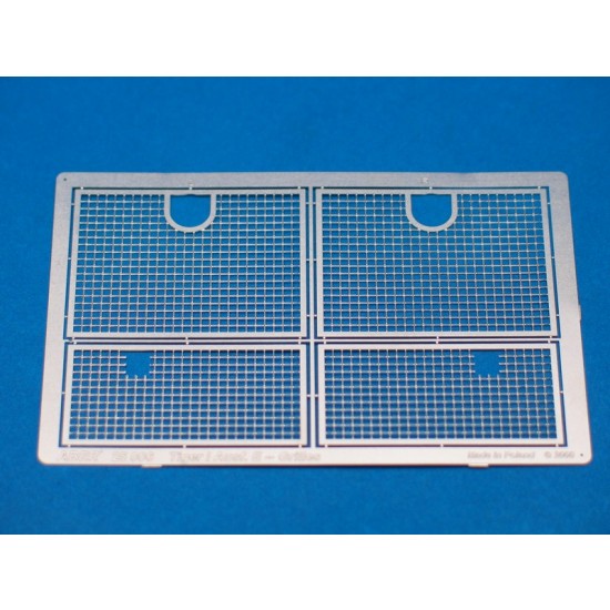 1/25 SdKfz.181 Tiger I Grilles for Tamiya kit 1/25 SdKfz.181 Tiger I Grilles for Tamiya kit