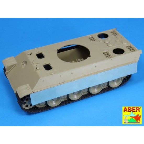 1/25 Panther G/Jagdpanther Side Skirts set for Tamiya/Academy kit 1/25 Panther G/Jagdpanther Side Skirts set for Tamiya/Academy kit