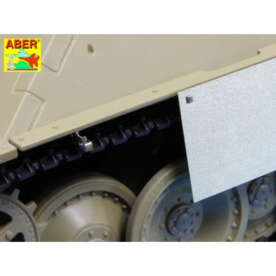 1/25 Panther G/Jagdpanther Side Skirts set for Tamiya/Academy kit 1/25 Panther G/Jagdpanther Side Skirts set for Tamiya/Academy kit