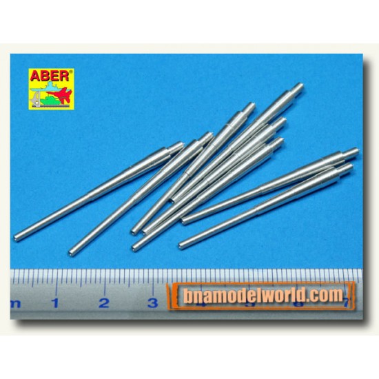1/350 380mm Gun Barrels SK C/24 for German Warships Bismarck, Tirpitz (8pcs) 1/350 380mm Gun Barrels SK C/24 for German Warships Bismarck, Tirpitz (8pcs)