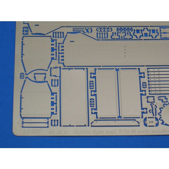 1/35 Soviet Light Tank Upgrade set for T-70M Early Prod./PzKpfw.743 (for MiniArt kit) 1/35 Soviet Light Tank Upgrade set for T-70M Early Prod./PzKpfw.743 (for MiniArt kit)
