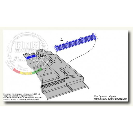 1/35 Grilles for WWII German Panzer III & Stug III for Tamiya/Dragon kits 1/35 Grilles for WWII German Panzer III & Stug III for Tamiya/Dragon kits