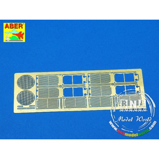 1/35 Grilles & Louvres for German Standardpanzer E-75/E-50 for Trumpeter kit 1/35 Grilles & Louvres for German Standardpanzer E-75/E-50 for Trumpeter kit