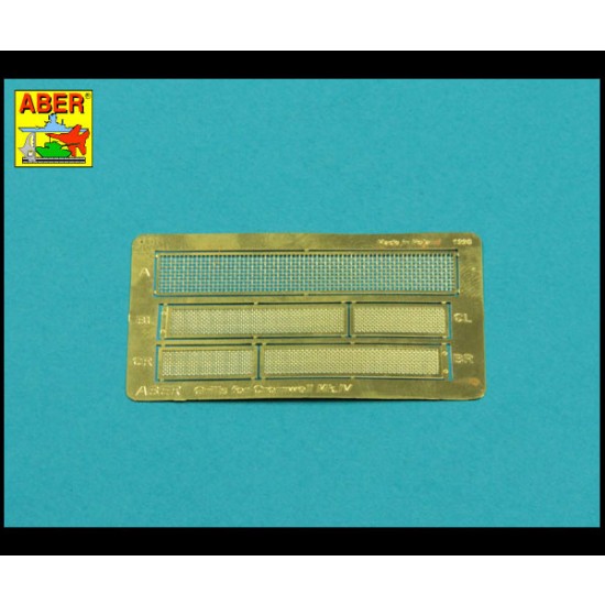 1/35 Cromwell Mk.IV & Centaur C.S. Mk.IV Grilles for Tamiya kits 1/35 Cromwell Mk.IV & Centaur C.S. Mk.IV Grilles for Tamiya kits