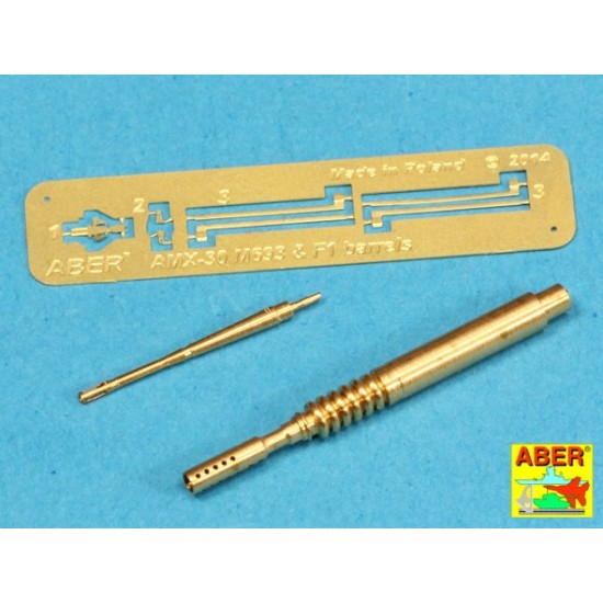 1/35 20mm M693 Autocannon and Barrel for F1 7.62 Machine Gun for AMX-30 1/35 20mm M693 Autocannon and Barrel for F1 7.62 Machine Gun for AMX-30