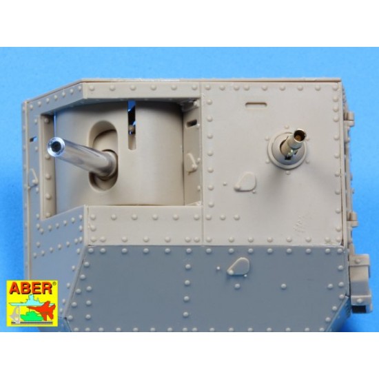 1/35 WWI British Heavy Battle Tank Mark IV Male Gun Barrels (5pcs) for Tamiya/Takom 1/35 WWI British Heavy Battle Tank Mark IV Male Gun Barrels (5pcs) for Tamiya/Takom