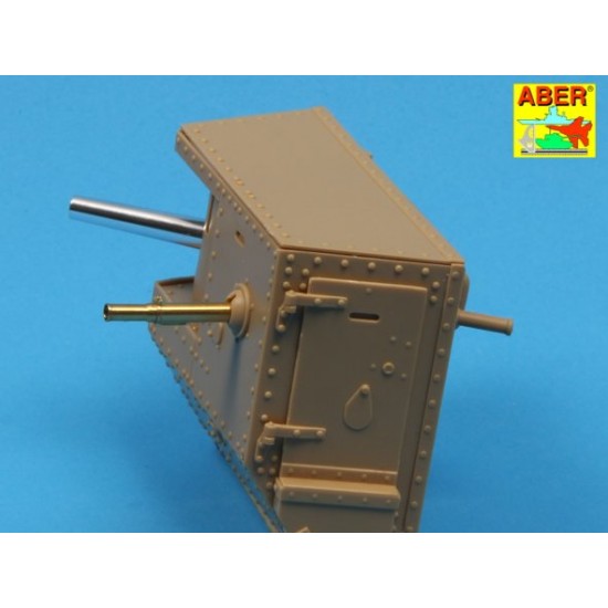 1/35 WWI British Heavy Battle Tank Mark IV Male Gun Barrels (5pcs) for Tamiya/Takom 1/35 WWI British Heavy Battle Tank Mark IV Male Gun Barrels (5pcs) for Tamiya/Takom