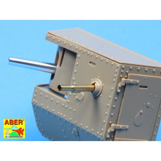 1/35 WWI British Heavy Battle Tank Mark IV Male Gun Barrels (5pcs) for Tamiya/Takom 1/35 WWI British Heavy Battle Tank Mark IV Male Gun Barrels (5pcs) for Tamiya/Takom