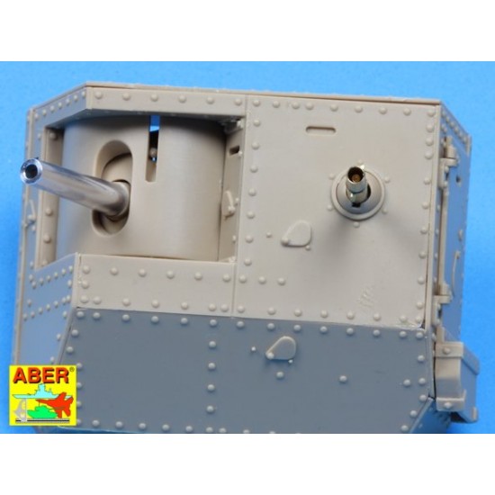 1/35 WWI British Heavy Battle Tank Mark IV Male Gun Barrels (5pcs) for Tamiya/Takom 1/35 WWI British Heavy Battle Tank Mark IV Male Gun Barrels (5pcs) for Tamiya/Takom