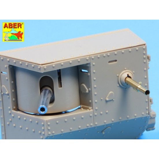 1/35 WWI British Heavy Battle Tank Mark IV Male Gun Barrels (5pcs) for Tamiya/Takom 1/35 WWI British Heavy Battle Tank Mark IV Male Gun Barrels (5pcs) for Tamiya/Takom