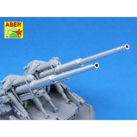 1/35 German 128mm L/61 Barrels for Anti-Aircraft 12.8cm FlaK 40 Zwilling for Takom kit 1/35 German 128mm L/61 Barrels for Anti-Aircraft 12.8cm FlaK 40 Zwilling for Takom kit