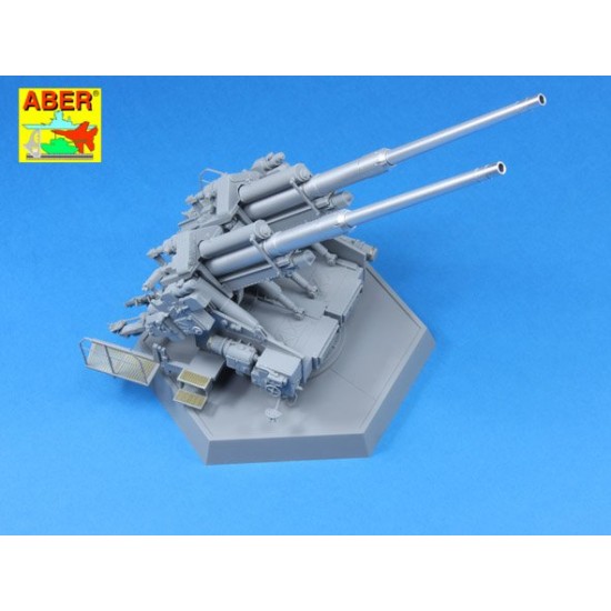 1/35 German 128mm L/61 Barrels for Anti-Aircraft 12.8cm FlaK 40 Zwilling for Takom kit 1/35 German 128mm L/61 Barrels for Anti-Aircraft 12.8cm FlaK 40 Zwilling for Takom kit