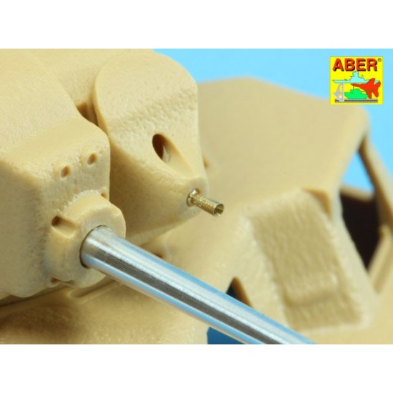 1/35 Armament for Somua S35 for Tamiya (1x SA 34 kal.47mm; 1x 7.5 mm Chatellerault M 1931) 1/35 Armament for Somua S35 for Tamiya (1x SA 34 kal.47mm; 1x 7.5 mm Chatellerault M 1931)