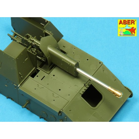 1/35 Soviet 76.2mm ZiS-3 Barrel for Self-Propelled Gun SU-76M for Tamiya kit 1/35 Soviet 76.2mm ZiS-3 Barrel for Self-Propelled Gun SU-76M for Tamiya kit