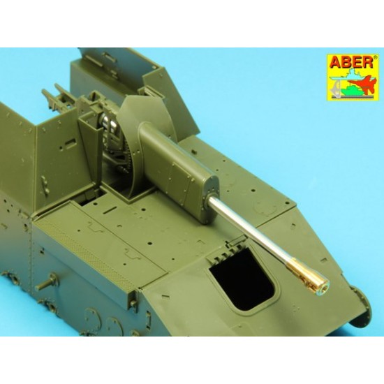1/35 Soviet 76.2mm ZiS-3 Barrel for Self-Propelled Gun SU-76M for Tamiya kit 1/35 Soviet 76.2mm ZiS-3 Barrel for Self-Propelled Gun SU-76M for Tamiya kit