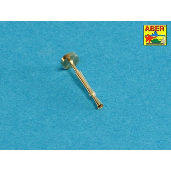Aber 1/35 Matilda Mk.IIICS Barrel ROQF Mk.I 76.2mm w/Besa MG Barrel for Tamiya 