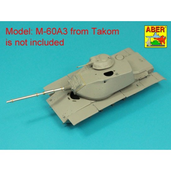 1/35 M60A3 105mm M-68 Gun Barrel w/Thermal Shroud for Dragon/Takom/Tamiya kits 1/35 M60A3 105mm M-68 Gun Barrel w/Thermal Shroud for Dragon/Takom/Tamiya kits