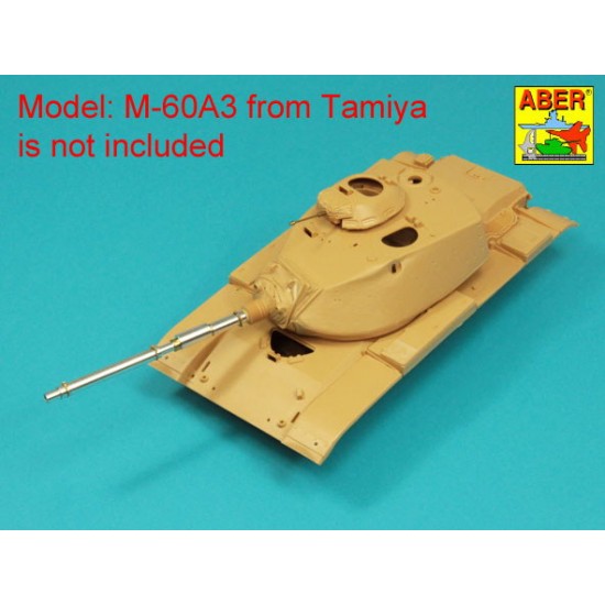 1/35 M60A3 105mm M-68 Gun Barrel w/Thermal Shroud for Dragon/Takom/Tamiya kits 1/35 M60A3 105mm M-68 Gun Barrel w/Thermal Shroud for Dragon/Takom/Tamiya kits
