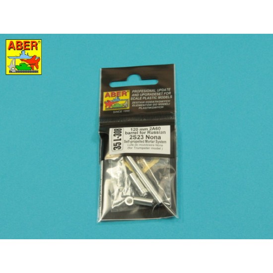 1/35 Russian 2S23 Nona 120mm 2A60 Gun Barrel 1/35 Russian 2S23 Nona 120mm 2A60 Gun Barrel